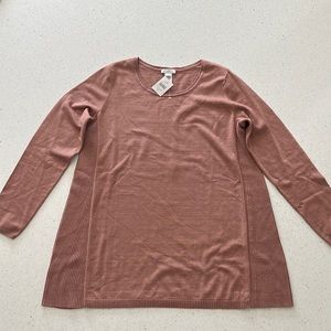 J.Jill Rosewood Sweater Tunic New Small Petite